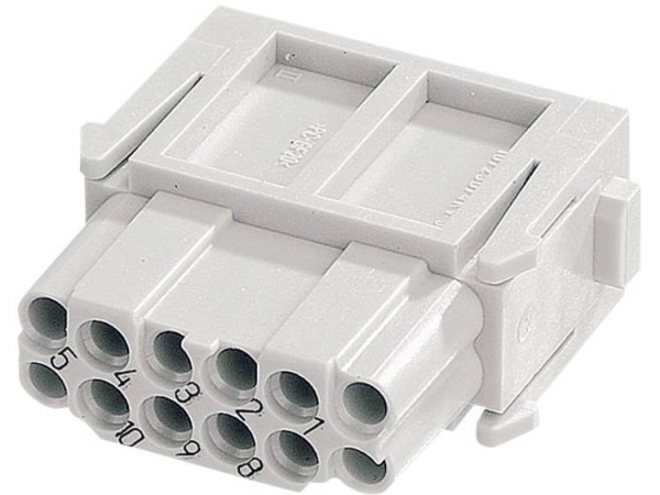 Harting 09140123101 Tilslutningsindsats Han Dd-Modul 12 + Pe Crimp 1 Stk