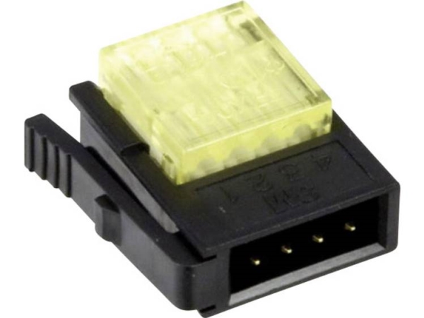 3M 37104-3122-000 Fl Svagstrømsforbindelse Fleksibel: 0.14-0.25 Mm² Stift: 0.14-0.25 Mm² Poltal: 4 1 Stk Gul