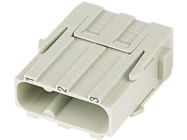 Harting Stifteinsatz Han C-Modul 09 14 003 3002 3 + Pe Schrauben 1 St. (09 14 003 3002)