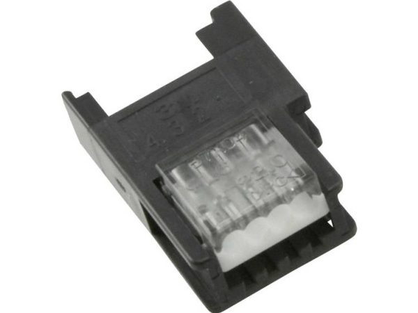 3M 37304-2206-000 Fl Svagstrømsforbindelse Fleksibel: 0.33-0.52 Mm² Stift: 0.33-0.52 Mm² Poltal: 4 1 Stk Grå