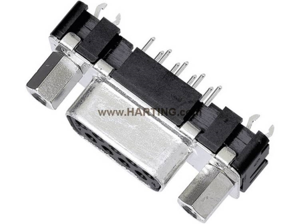 Harting D-Sub Buchsenleiste 180 ° Polzahl: 15 Löten 09 66 251 6512 1 St. (09 66 251 6512)