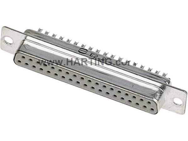 Harting D-Sub Buchsenleiste 180 ° Polzahl: 37 Lötkelch 09 67 237 4715 1 St. (09 67 237 4715)