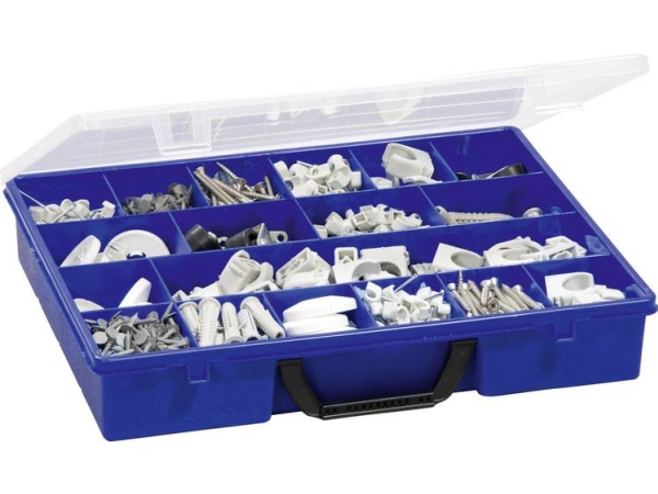 Berger & Schröter Sortimentskuffert (L X B X H) 365 X 291 X 64 Mm Antal Fag: 18 Fast Underopdeling Box Indhold 1 Stk
