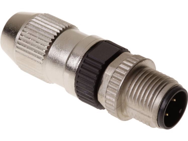 Harting 21031111405 Sensor-, Aktuator-Stik, M12 Stik, Lige Pol-Tal (Rj): 4 1 Stk