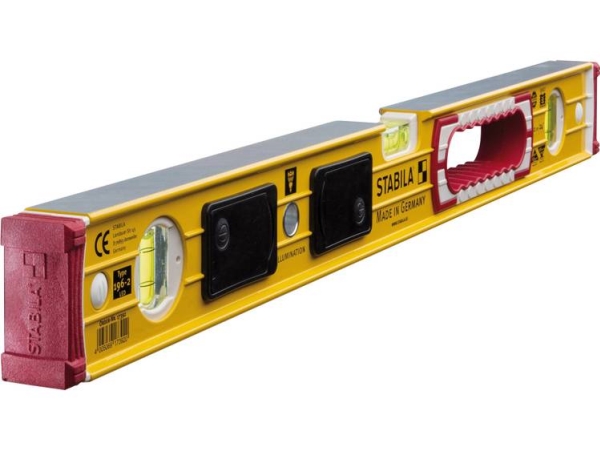 Stabila Typ 196-2 Led 17392 Vaterpas-Leichtmetall 60 Cm 0,50 Mm/M