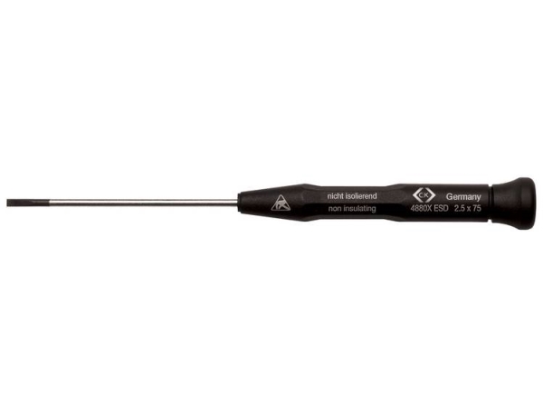 C.K. Xonic Esd Kcrv-Schraubendreher-Klinge, Klingenbreite: 1,8 Mm, Klingenlänge: 60 Mm, Din En 61340-2