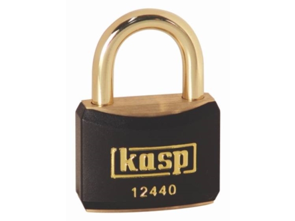 Kasp K12440blad Vorhängeschloss 40 Mm - Verschiedene Gold-Gelb - Schlüsselschloss