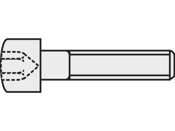 Toolcraft 839686 Zylinderkruer M5 20 Mm Indvendig Sekskant Din 912 Iso 4762 Stål 8.8 Sværmet 100 Stk