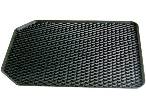 Hp Autozubehör 16524 Fußmatte Passend Für (Automarke): Universal Gummi (L X B X H) 55 X 45 X 4,5 Cm Schwarz