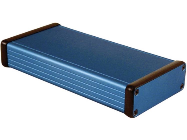 Hammond Electronics 1455J1601bu Universalkabinet 160 X 78 X 27 Aluminium Blå 1 Stk