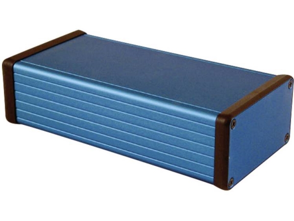Hammond Electronics 1455K1601bu Universalkabinet 160 X 78 X 43 Aluminium Blå 1 Stk