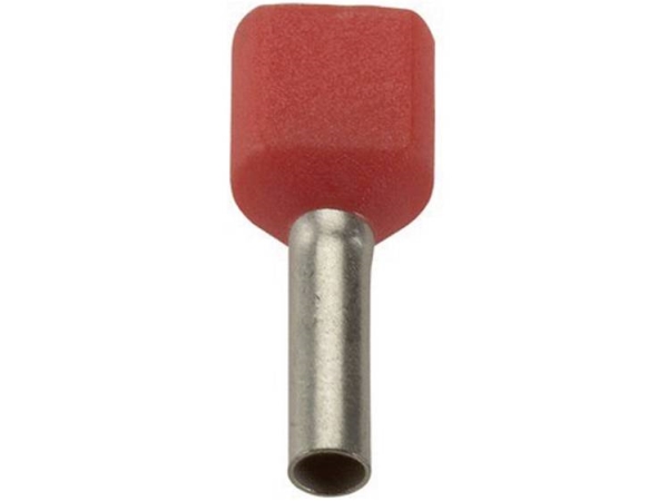 Lapp 61802034 Tvillingekabelsko 10 Mm² Delvist Isoleret Rød 100 Stk