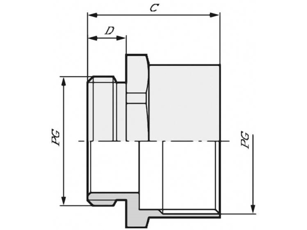 Lapp Skindicht Zs-Xl Pg 11 Kabelverschraubung Verlängerung Pg11 Pg11 Polyethylen Natur 100 Stück