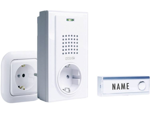 Fg-2.2 Funkklingel Komplett-Set Mit Namensschild (Fg-2.2)