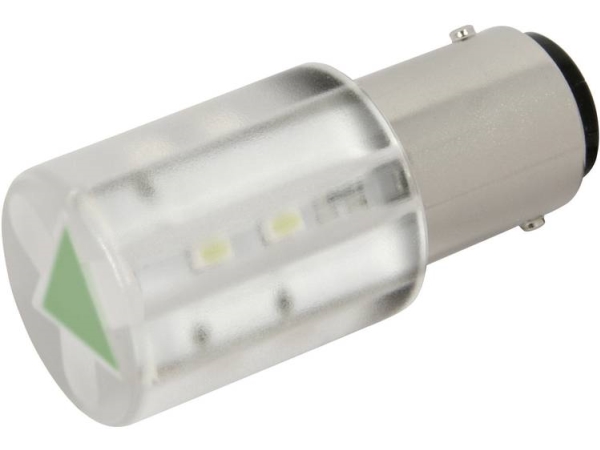 Cml Led-Signalleuchte Ba15d Grün 24 V/Dc, 24 V/Ac 1050 Mcd