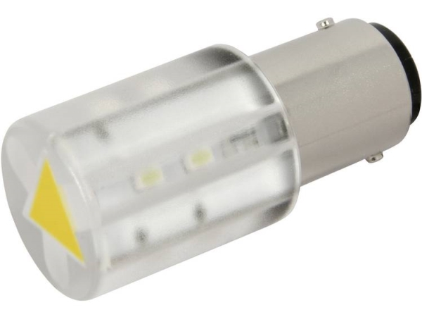 Cml Led-Signalleuchte Ba15d Gelb 24 V/Dc, 24 V/Ac 400 Mcd