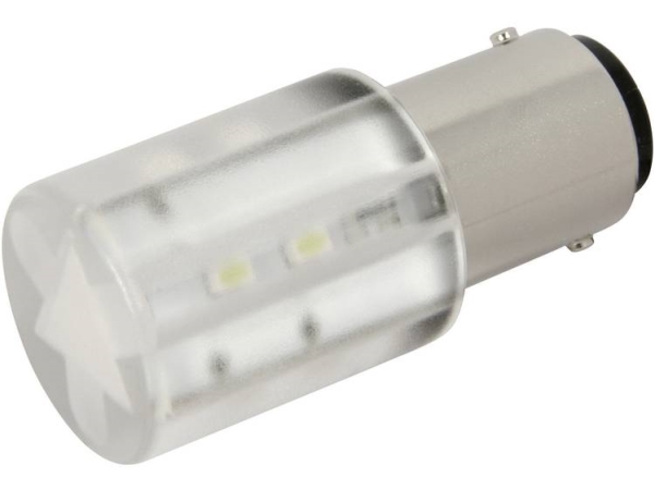 Cml Led-Signalleuchte Ba15d Kaltweiß 24 V/Dc, 24 V/Ac 1400 Mcd