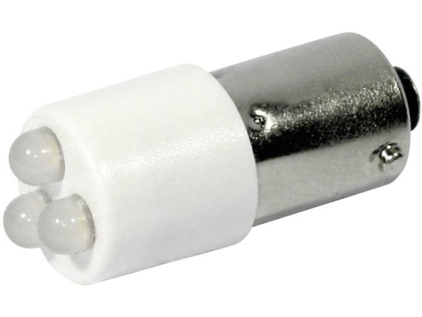 Cml Led-Signalleuchte Ba9s Kaltweiß 24 V/Dc, 24 V/Ac 2400 Mcd