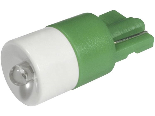 Cml Led-Signalleuchte W2,1X9,5D Grün 12 V/Dc, 12 V/Ac 2100 Mcd