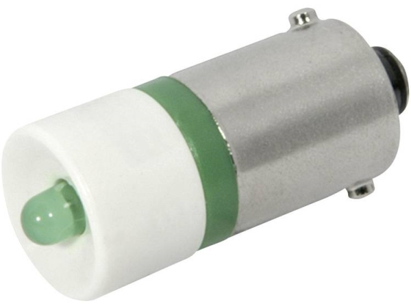 Cml Led-Signalleuchte Ba9s Grün 12 V/Dc, 12 V/Ac 2400 Mcd