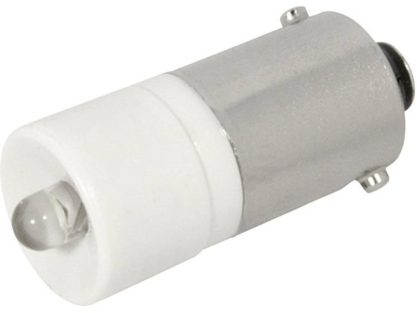 Cml Led-Signalleuchte Ba9s Kaltweiß 12 V/Dc, 12 V/Ac 1200 Mcd