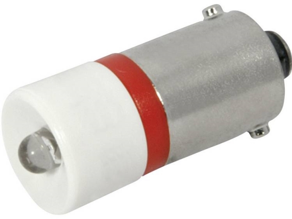 Cml Led-Signallampe Ba9s Rød 24 V/Dc, 24 V/Ac 350 Mcd