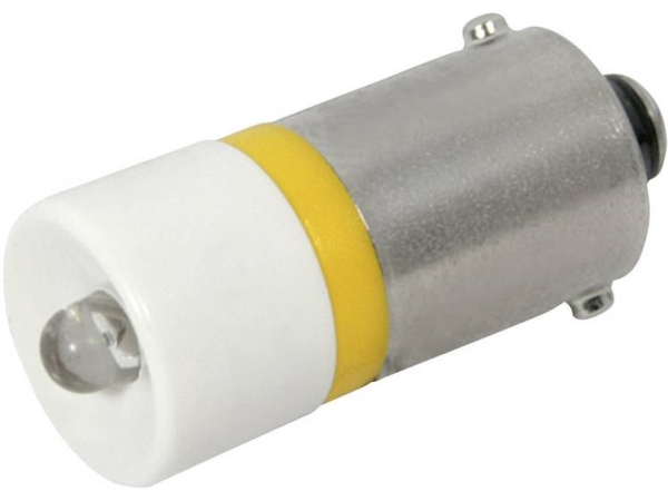Cml Led-Signalleuchte Ba9s Gelb 24 V/Dc, 24 V/Ac 300 Mcd