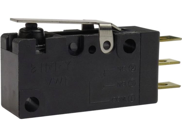 Zippy Mikroschalter Vw1-P1s1-01D3-Z 250 V/Ac 0.1 A 1 X Ein/(Ein) Tastend 1 St. (Vw1-P1s1-01D3-Z)