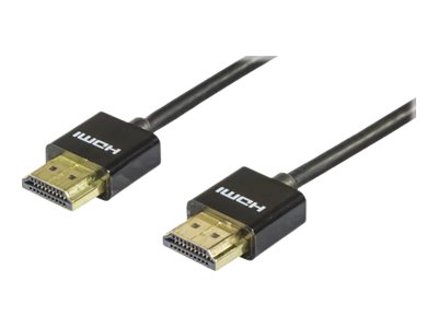 Deltaco - Hdmi-Kabel Mit Ethernet - Hdmi Han Bis Hdmi Han - 1 M - Sort
