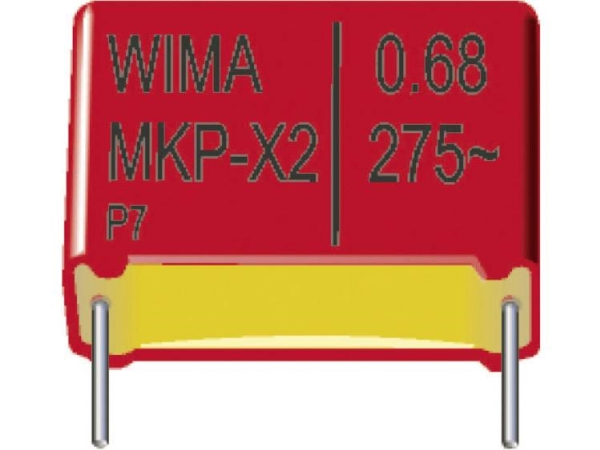 Wima Mkp1u032206i00kssd Folienkondensator 0,22 Μf 2000 V/Dc 10% 27,5 Mm