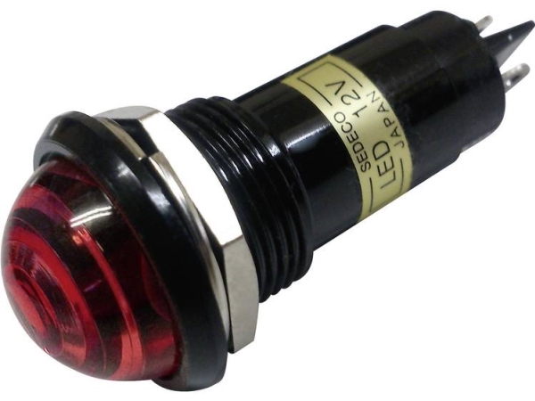 Sedeco Bd-1601 Led-Signalleuchte Rot 12 V/Dc