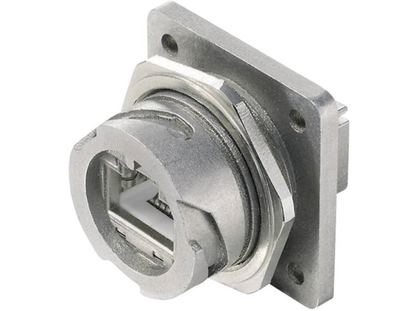 Telegärtner Stx V1 Rj45-Flanschset Metall Variante 1 Kupplung, Einbau Pole: 8P8c J80020a0001 Metall J80020a0001 1 St. (J80020a0001)