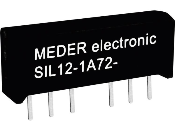 Standexmeder Electronics Sil05-1A72-71D Reed-Relæ 1 X Sluttekontakt 5 V/Dc 0.5 A 10 W Sil-4
