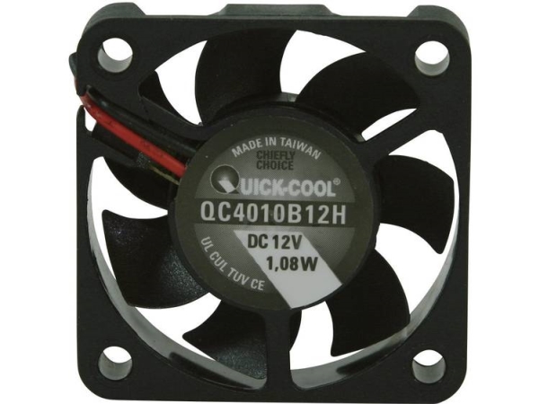 Quickcool Qc4010b12h Aksial Ventilator 12 V/Dc 12.23 M³/H (L X B X H) 40 X 40 X 10 Mm