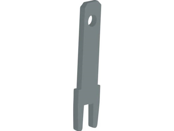 Vogt Verbindungstechnik 3785W08.68 Einsteckzunge Breite: 2,8 Mm Dicke: 0,8 Mm 180° Unisoliertes Metall 100 Stück