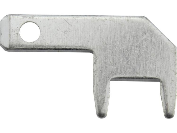 Vogt Verbindungstechnik 378908.68 Einsteckzunge Breite: 2,8 Mm Dicke: 0,8 Mm 90° Unisoliertes Metall 100 Stück