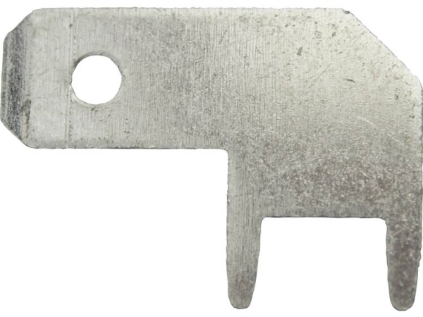 Vogt Verbindungstechnik 3827B08.68 Einsteckzunge Breite: 4,8 Mm Dicke: 0,8 Mm 90° Unisoliertes Metall 100 Stück