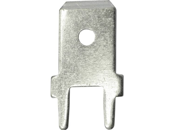 Vogt Verbindungstechnik 3866A.61 Einsteckzunge Breite: 6,3 Mm Dicke: 0,8 Mm 180° Unisoliertes Metall 100 Stück