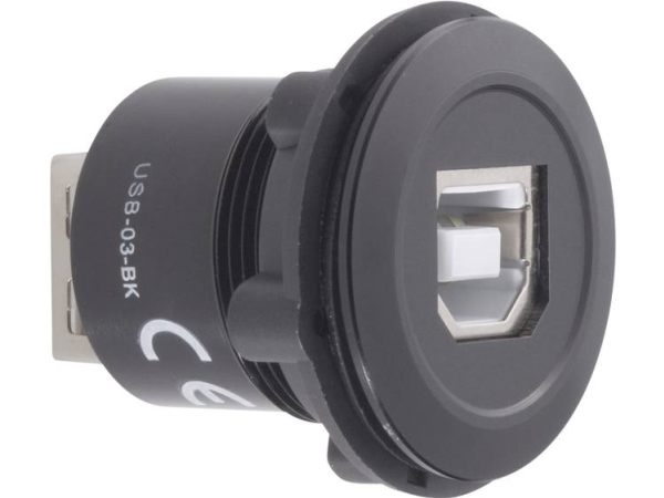 Tru Components Usb-03-Bk Usb-Indbygningsstik 2.0 Tilslutning, Indbygning Usb-Tilslutning (Type B) Til Usb-Tilslutning (Type A) Indhold: 1 Stk