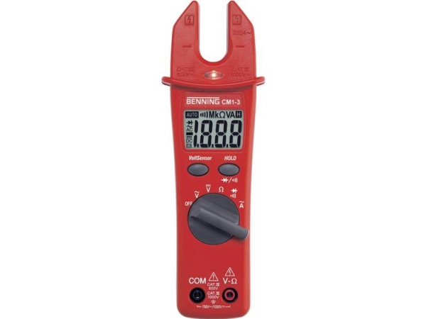 Stromzange Hand-Multimeter Digital Cm 1-3 Kalibriert Nach Werksstandard (Cm 1-3 44063)