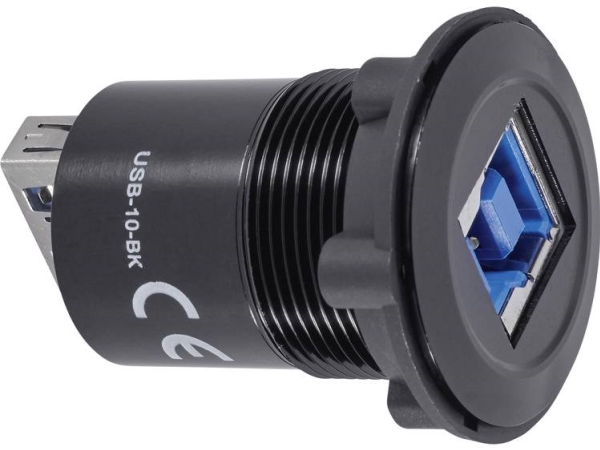 Tru Components Usb-10-Bk Usb-Indbygningsstik 3.0 Tilslutning, Indbygning Indhold: 1 Stk
