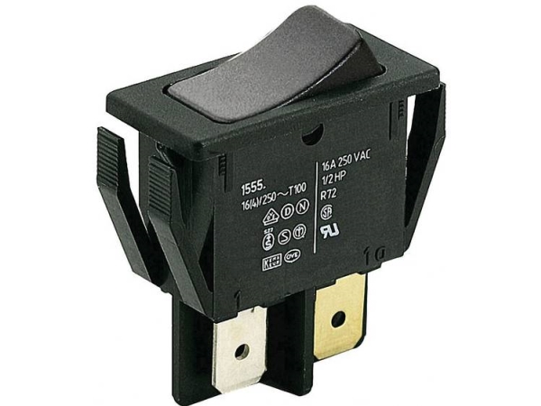 Marquardt Wippkontakt 01551.3202-00 250 V/Ac 16 A 1 X Off/(On) Ip40 Taster 1 Stück