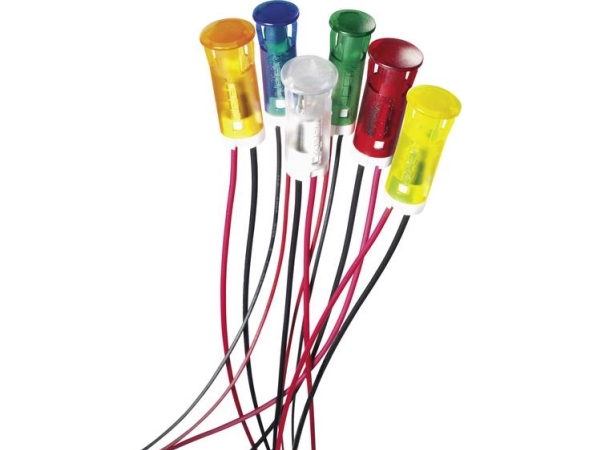 Apem Qs83xxr24 Rote Led-Signalleuchte 24 V/Dc 25 Mcd