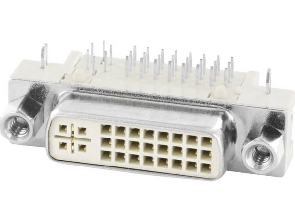 Econ Connect Dviad1 Dvi-Steckverbinder Anschluss, Unterputz Horizontal Polzahl: 29 Beige 1 St