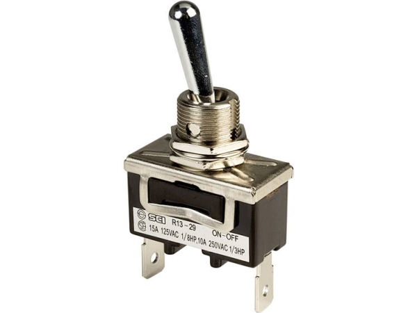 Sci R13-29A-01A-Hwh Wippschalter 250 V/Ac 10 A 1 X Aus/Ein Klickend 1 St