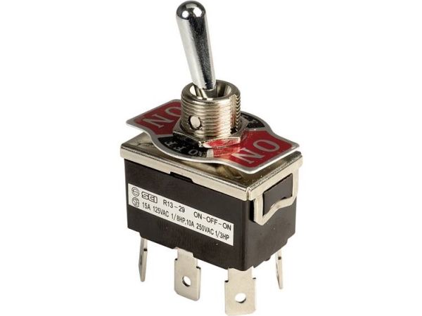 Sci R13-29E-01-Hph Wippschalter 250 V/Ac 10 A 2 X Ein/Aus/Ein Klickend 1 St