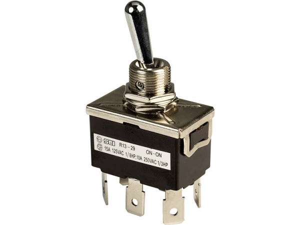 Sci R13-29B Wippschalter 250 V/Ac 10 A 2 X Ein/Ein Klickend 1 St