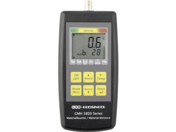 Greisinger Gmh3851 Materialfeuchte-Messgerät Messbereich Baufeuchte (Bereich) 0 Bis 0,5 % Vol Messbereich Holzfeuchte (Bereich) 0 Bis 100 % Vol Tempe