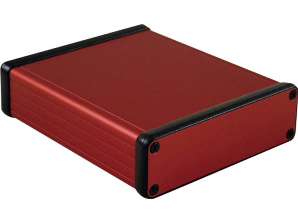 Hammond Electronics 1455L1201rd Profil-Kabinett 120 X 103 X 30,5 Aluminium Rød 1 Stk