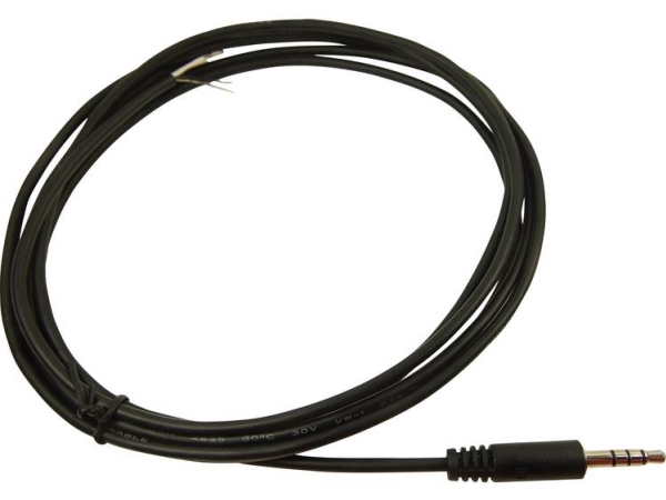 Cliff Fc68122c Jack-Tilslutningskabel Jackstik 3,5 Mm - Åben Ende Stereo Poltal:4 1 Stk